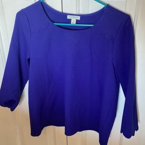 Blue Jun&Ivy top